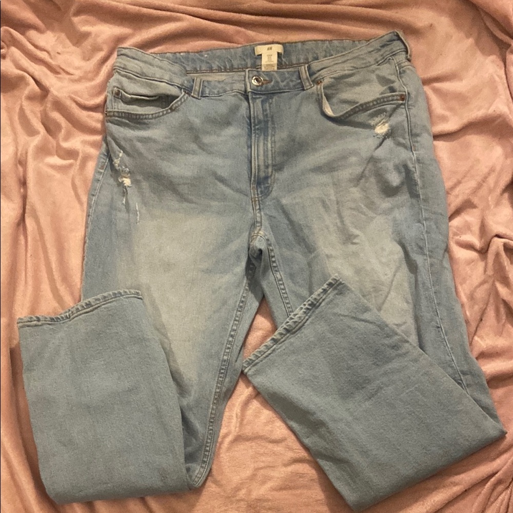 Light Blue Distressed Women’s  Jeans